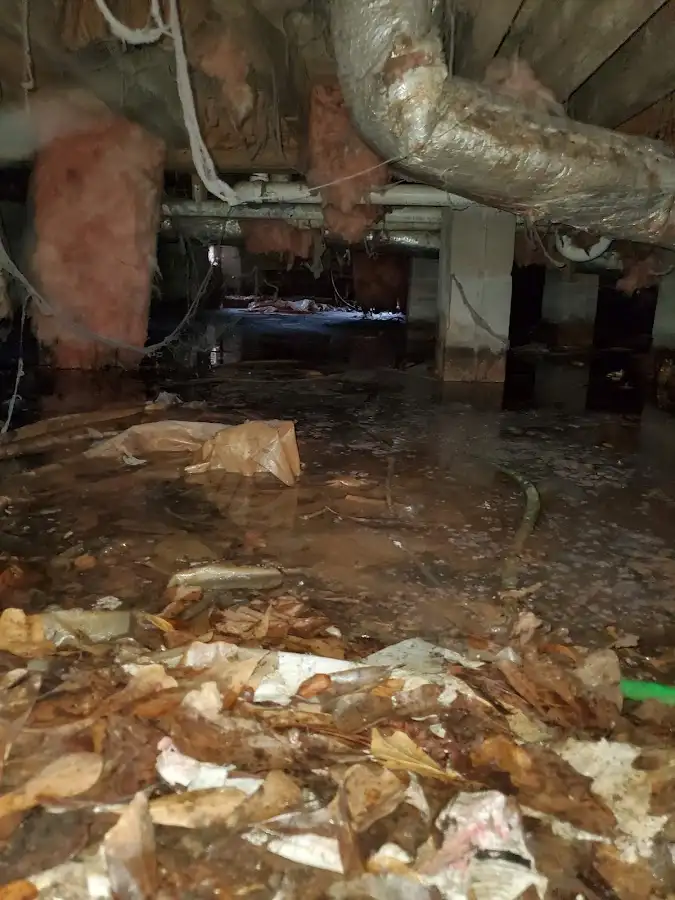 Crawl space flood assessment for Leak Detection & Repair in Middlebury